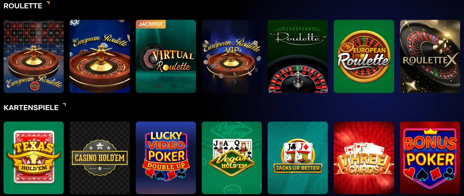 Gizbobetcasino.com main tischspiele